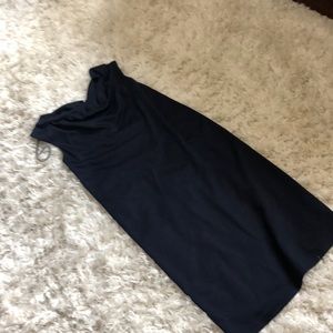 COS navy knit midi dress. NWT